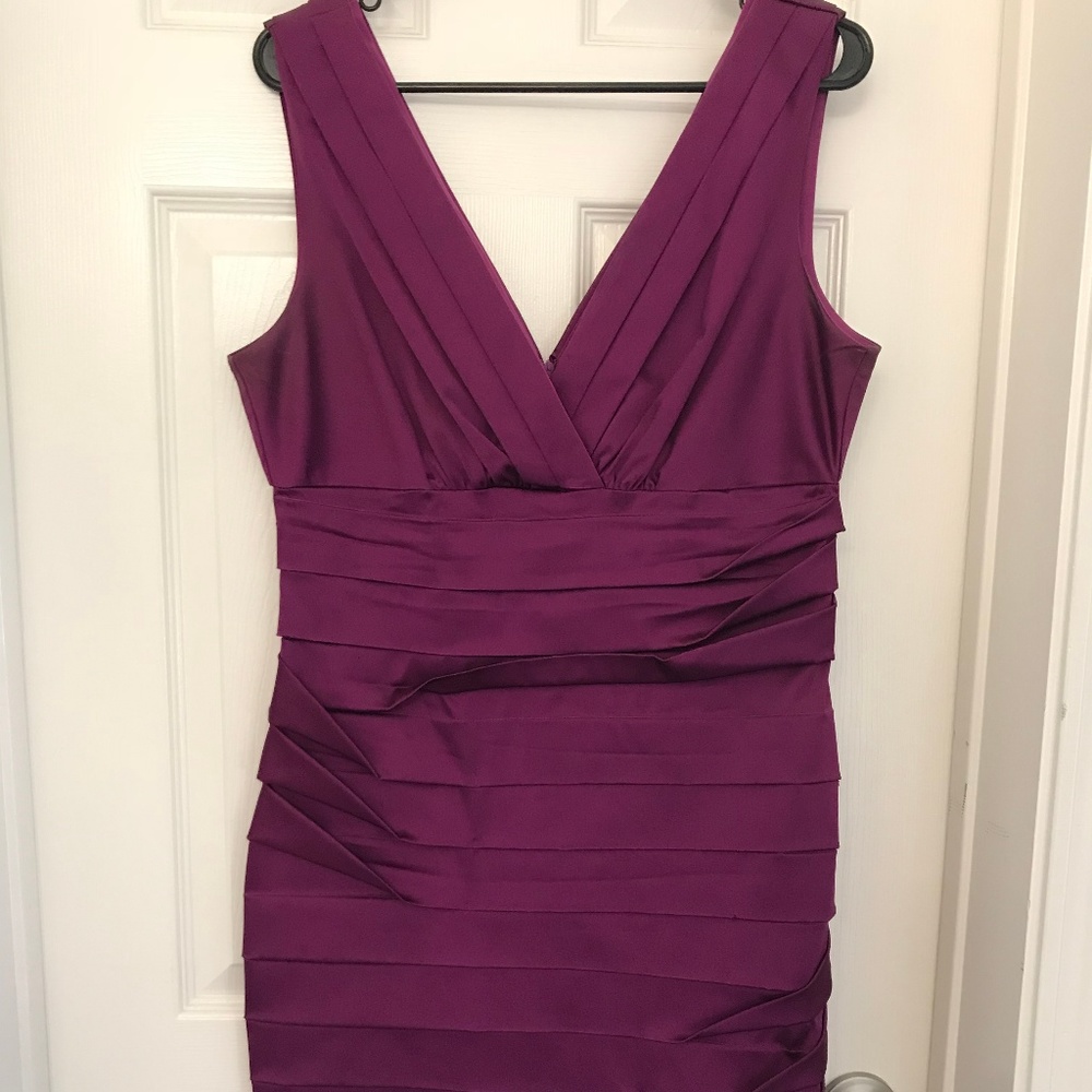 Satin Sheath Dress